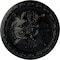 Ekena Millwork Stockport Ceiling Medallion, Hand-Painted Jet Black, 11 3/4"OD x 3/8"P CM12STBLF - alternate 1